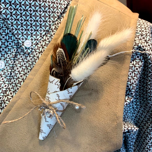 Bird Hunter Boutonniere