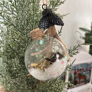 Ornamento cacciatore di cervi - (TM) Design - Personalizzazione facoltativa