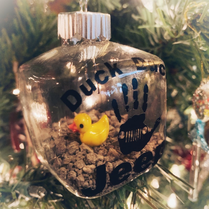 Duck Duck Jeep Ornament Original Design Etsy