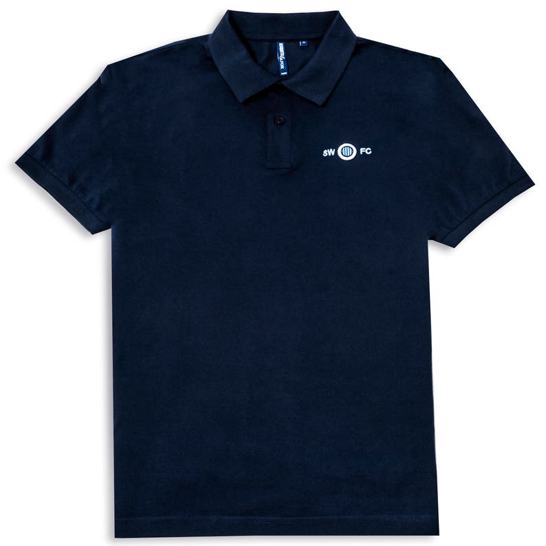 Navy Blue Sheffield Wednesday Inspired Polo shirt image 2