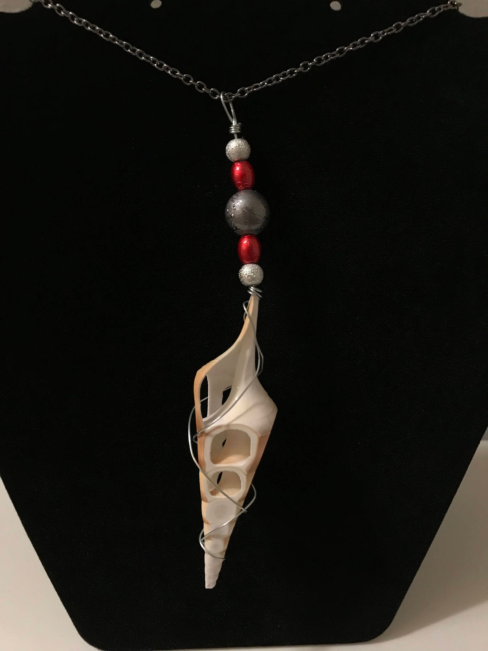 Cut Tibia Shell Necklace Etsy