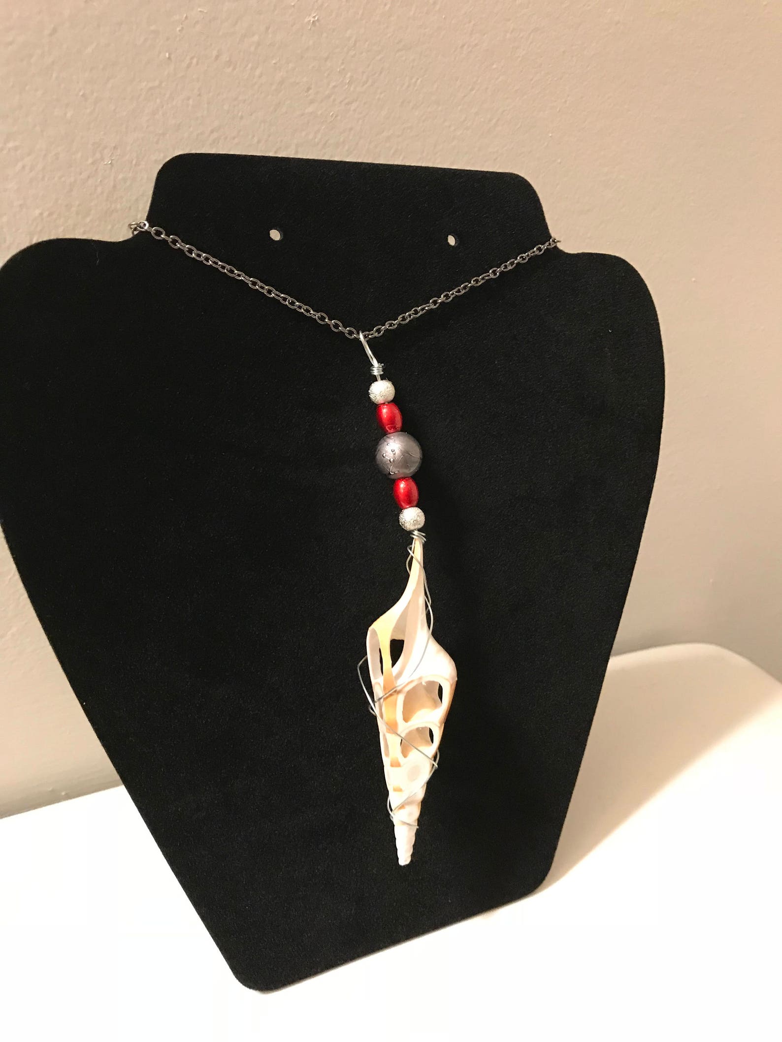 Cut Tibia Shell Necklace Etsy