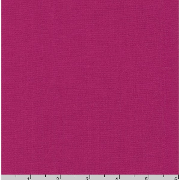 CERISE Kona Cotton Solid Fabric by the yard from Robert Kaufman K001-1066