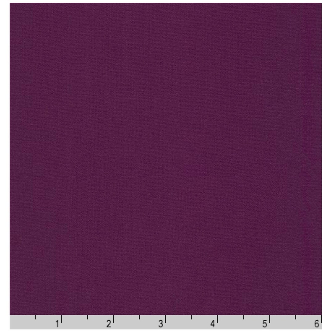 HIBISCUS Purple Kona Cotton Solid Fabric by the Yard From Etsy