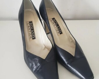 Roland Cartier Court Black Patent Leather Shoes EU 39 UK 5.5