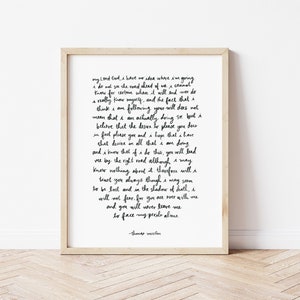 Thomas Merton Prayer Printable Instant Digital Download Etsy Finland
