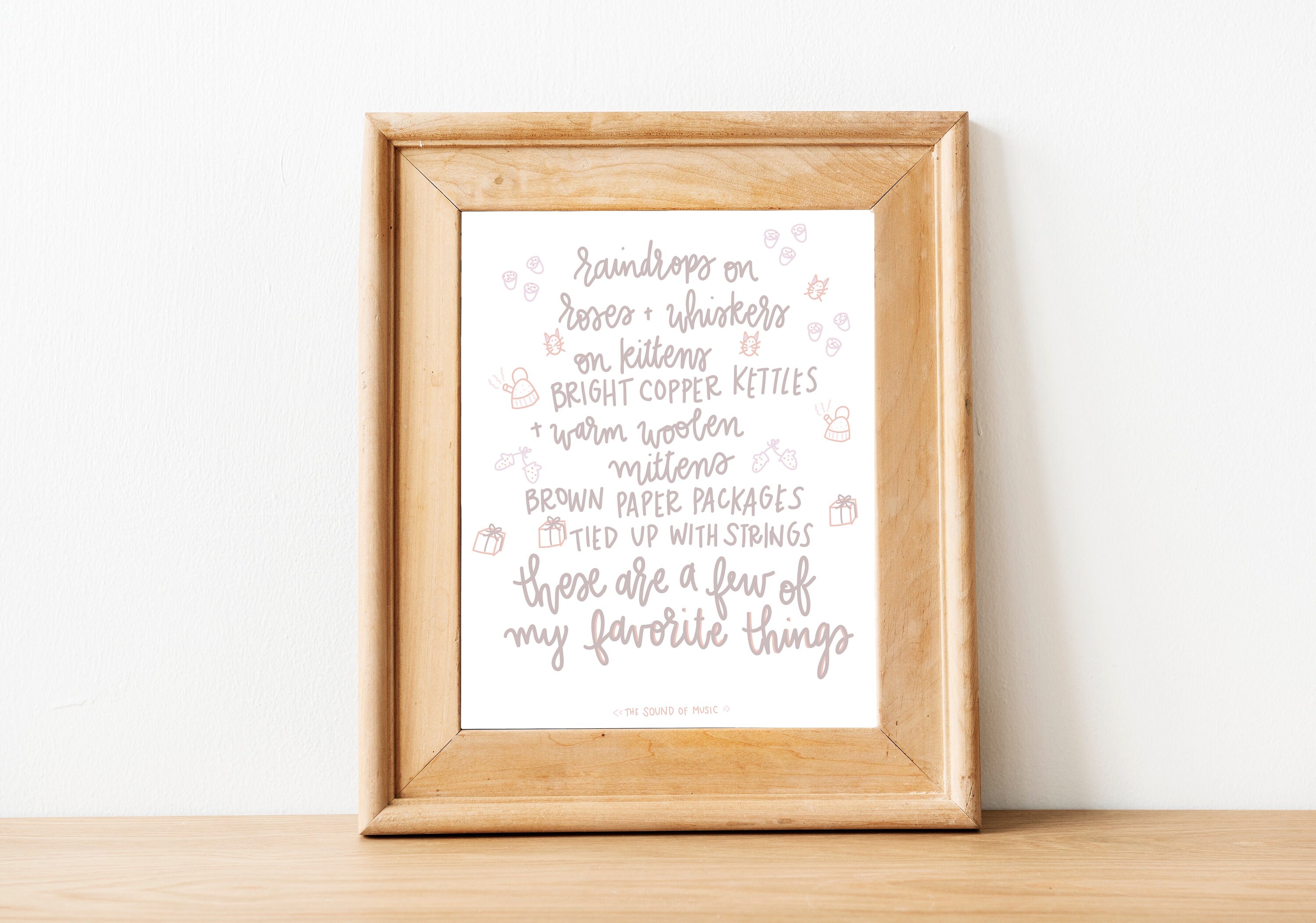 These Are A Few of My Favorite Things Printable Nursery - Etsy