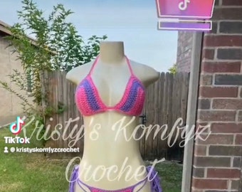 Maillot de bain 2 pièces en crochet