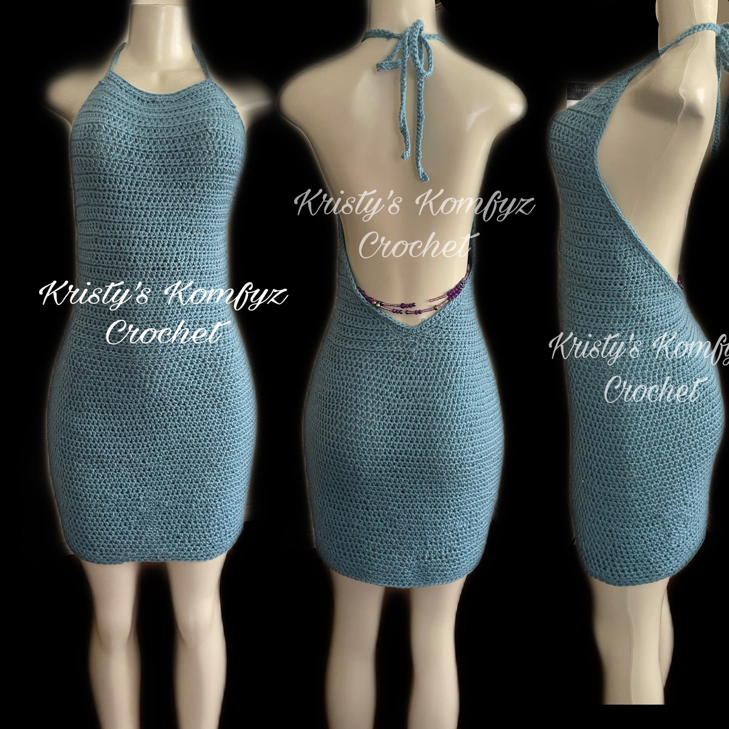 Crochet Rihanna Style Dress - Etsy