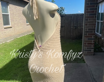 Crochet Rihanna Style Dress - Etsy