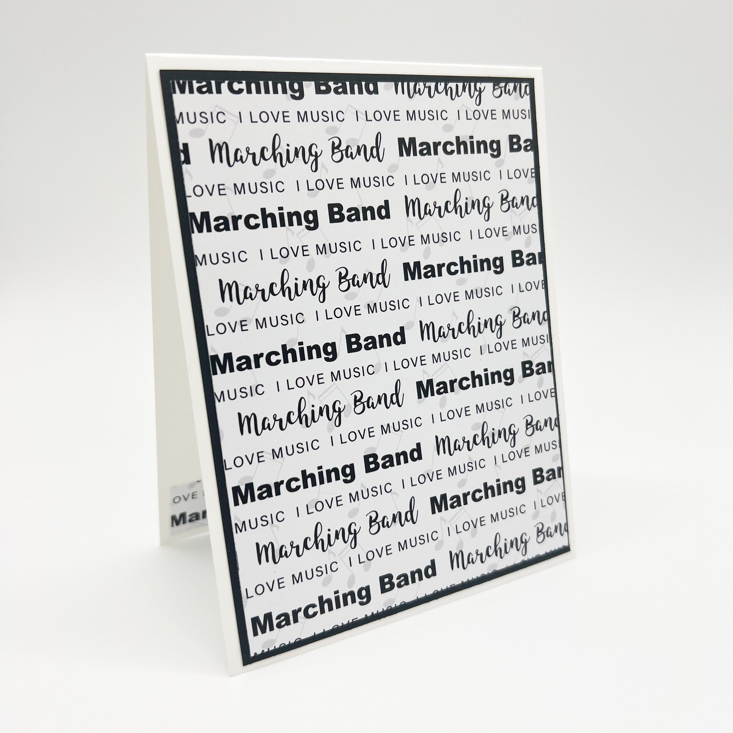 Set of SIX Fun Marching Band Cards for All Ages! Student Cards, Teacher ...