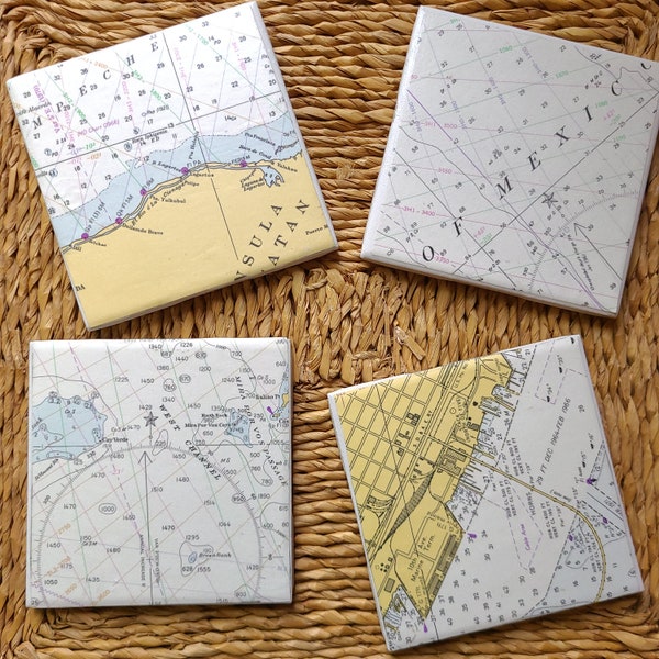 Nautical Chart Etsy