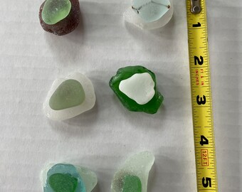 Beach glass magnets Lake Michigan Authentic hand picked