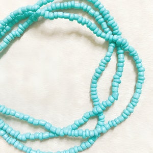 Turquoise set of 3 seed bead bracelet, beaded bracelet, stretch bracelet, beaded jewelry, seed bead bracelets, stretch seed bead bracelet