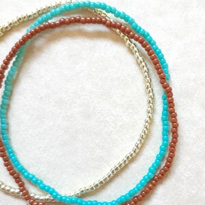Gold set of 3 seed bead bracelet, beaded bracelet, stretch bracelet, beaded jewelry, seed bead bracelets, stretch seed bead bracelet
