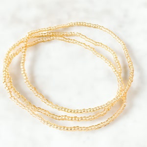 Gold set of 3 seed bead bracelet, beaded bracelet, stretch bracelet, beaded jewelry, seed bead bracelets, stretch seed bead bracelet