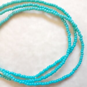 Turquoise set of 3 seed bead bracelet, beaded bracelet, stretch bracelet, beaded jewelry, seed bead bracelets, stretch seed bead bracelet