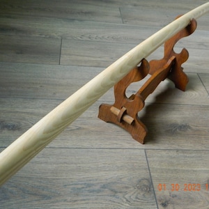 Heavy bokken SEI DO KAI for aikido made of European ash by the master of Skolot. Handmade.