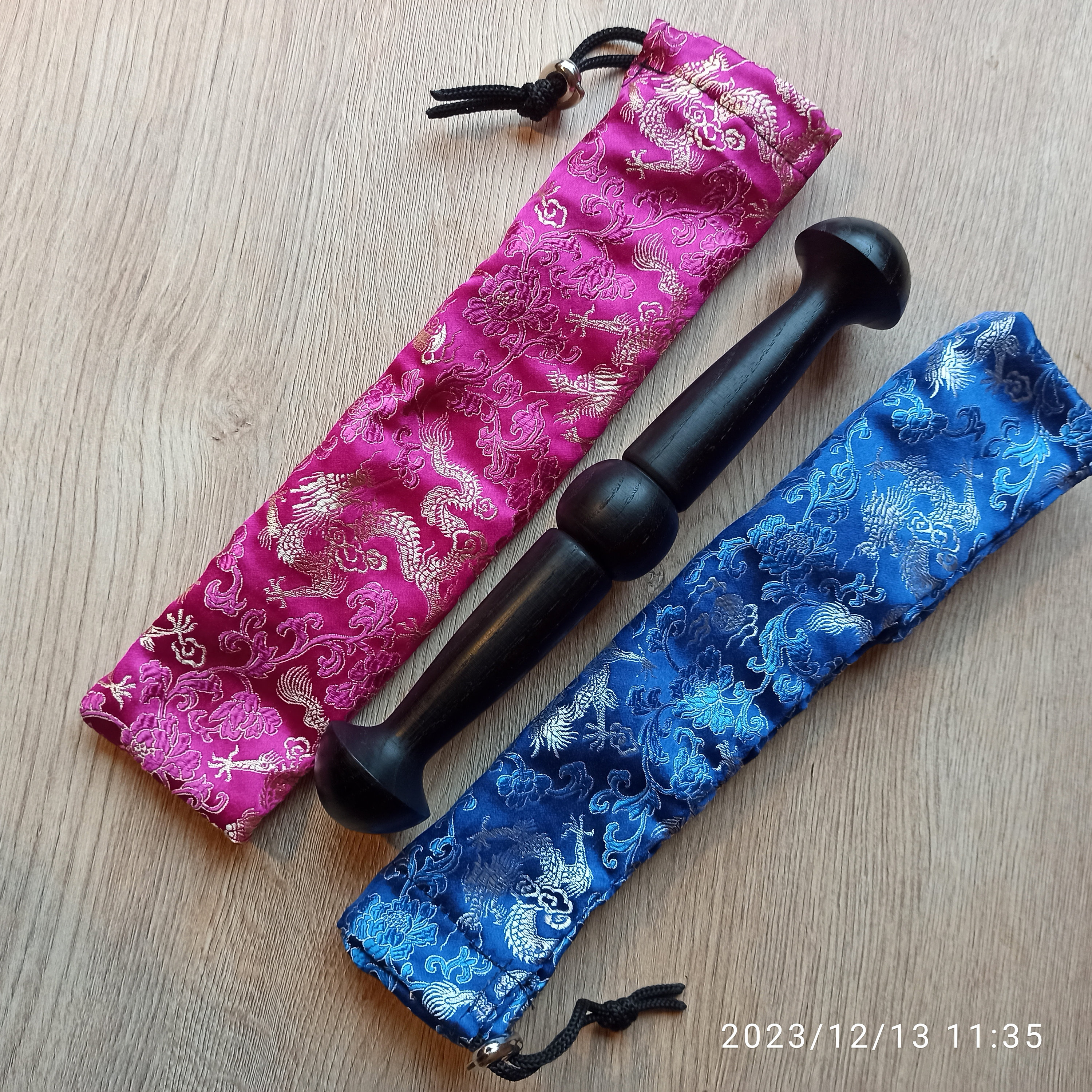 Chi Ruler Handmade Ash Wood Tai Chi Ruler - Qigong Exercise, With Satin Bag - Etsy