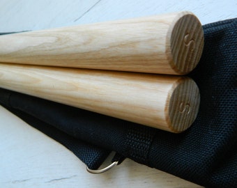 Sticks Kali (Arnis/Eskrima/Escrima, Wing Chun, Silat) - short pair sticks from selected beautiful wood of european ash.