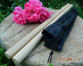Sticks Kali arnis/eskrima/escrima, Wing Chun, Silat Short Pair Sticks and a  Bag for Carrying and Storage. - Etsy