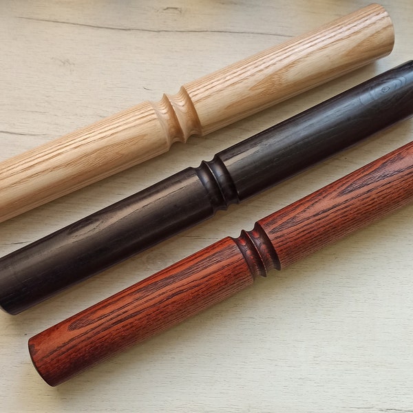 3 options de couleurs du frêne Tai Chi Ban -The Rod