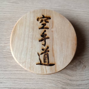 Makiwara portátil de mano - Hecho a mano con madera de fresno europeo