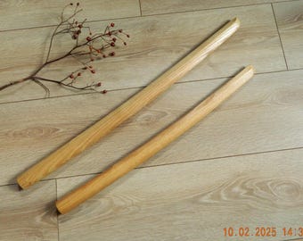 Wooden Wakizashi (Shoto) made from European ash.