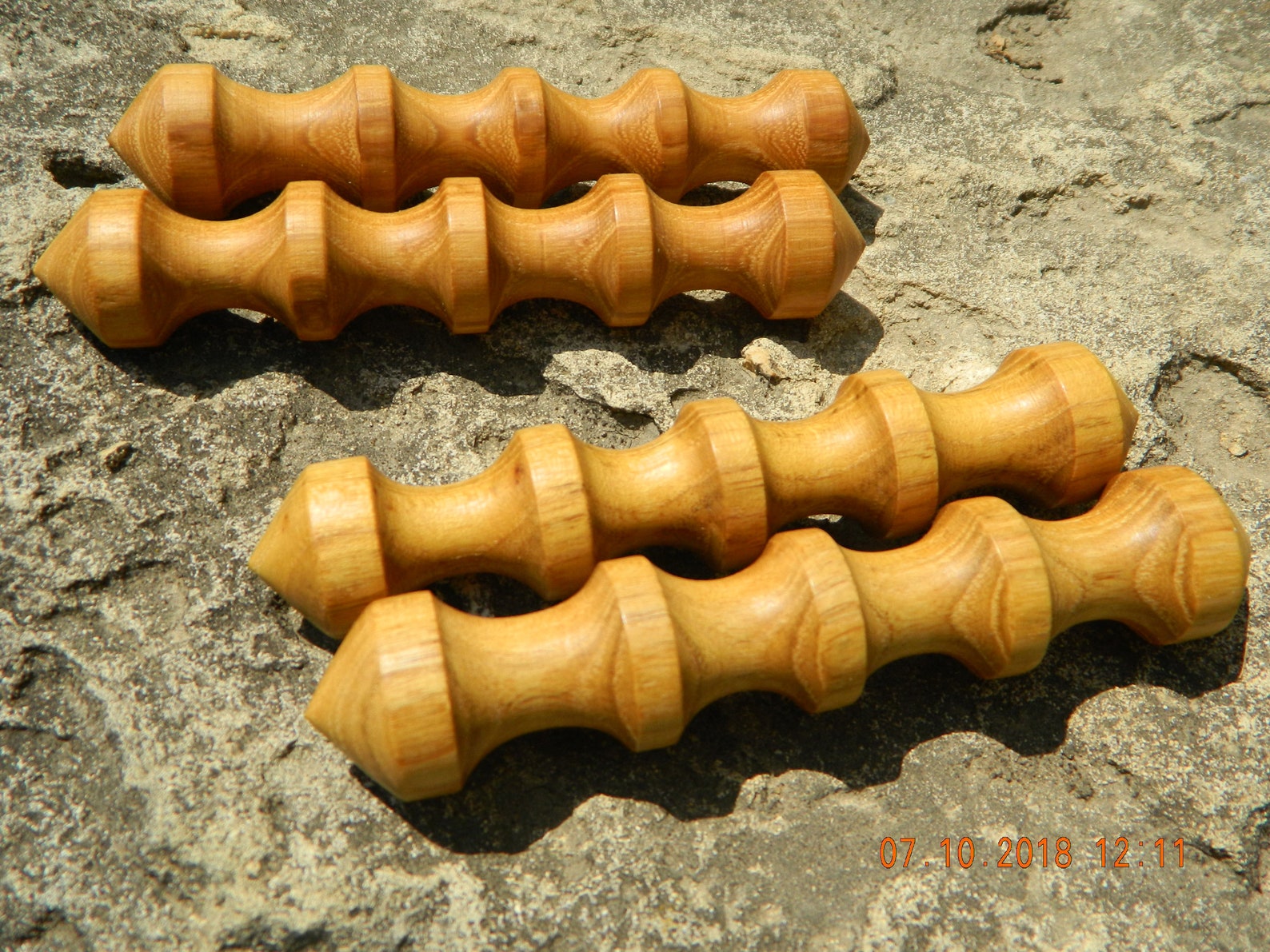 Japanese Training / Massage Stick From Hardwood Wood Etsy
