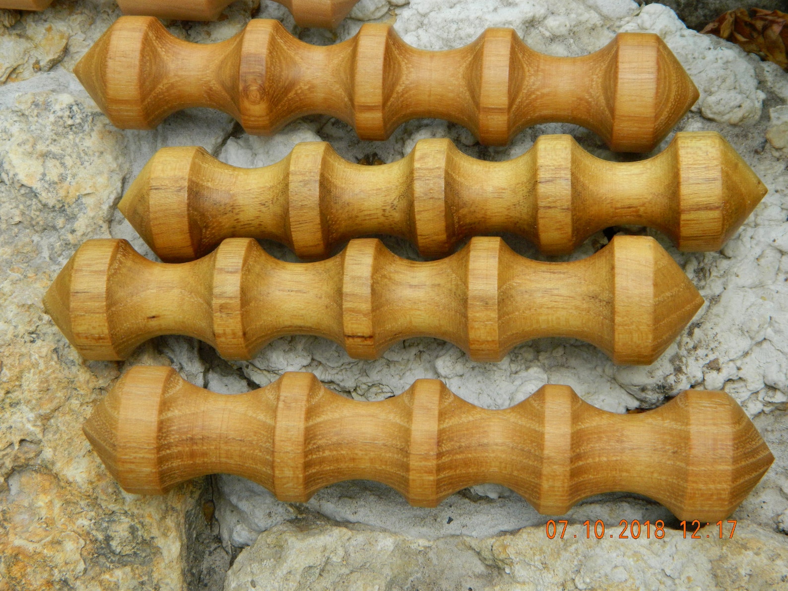 Japanese Training / Massage Stick From Hardwood Wood Etsy