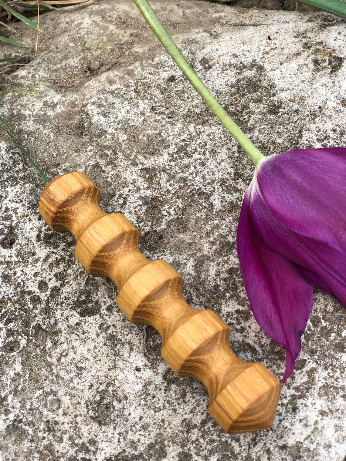 Japanese Training / Massage Stick From Hardwood Wood Etsy