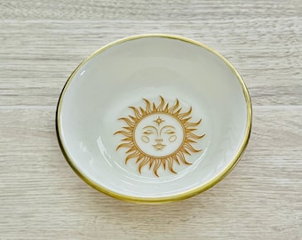 Sun Ceramic Ring Dish