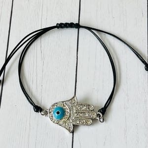 Evil Eye Bracelet, Hamsa Hand, Fatima Hand