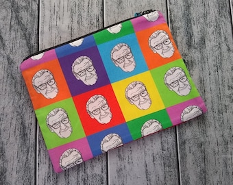 Stan The Man Tribute Zipper Pouch Cosmetic Makeup Bag Ready to Ship