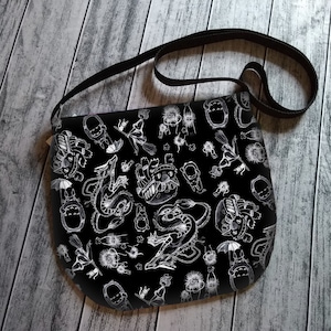G S Anime Cross Body Unisex Bag Purse Tote Festival Handmade to Order