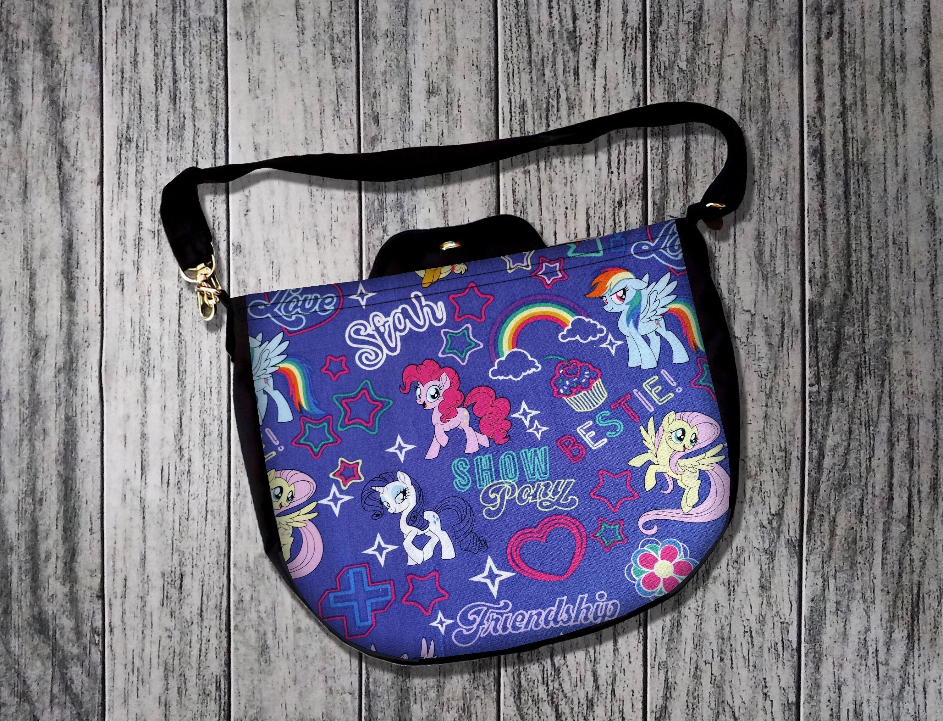 My Little Pony Premium Cross Body Purse Roomy Messenger Bag Festival Adjustable Strap With Inside Pocket Etsy Canada