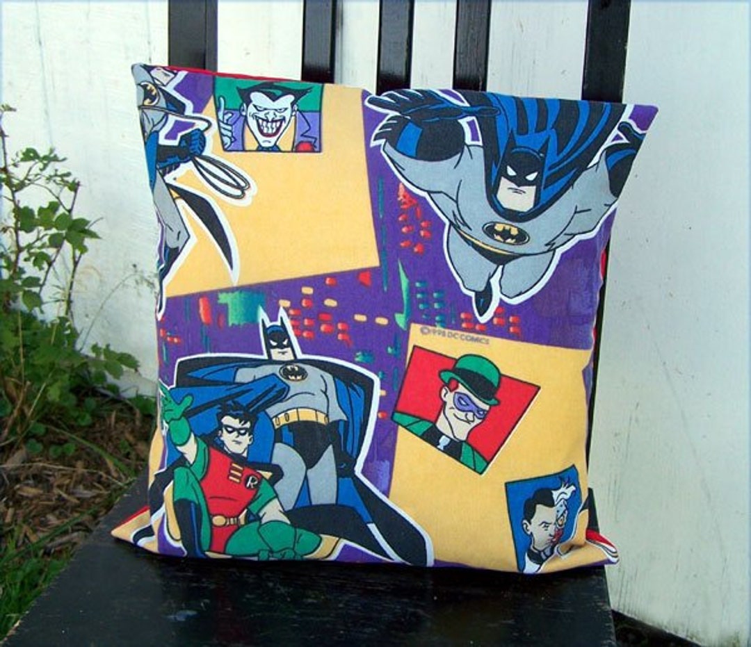 Batman Pillow Case Pillowcase Con licencia Vintage Etsy España