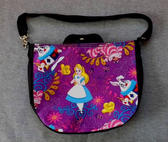 alice in wonderland messenger bag