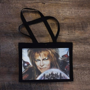 Labyrinth Jareth Shoulder Bag Tote or Purse with Pocket Market Beach Laptop Handmade to Order