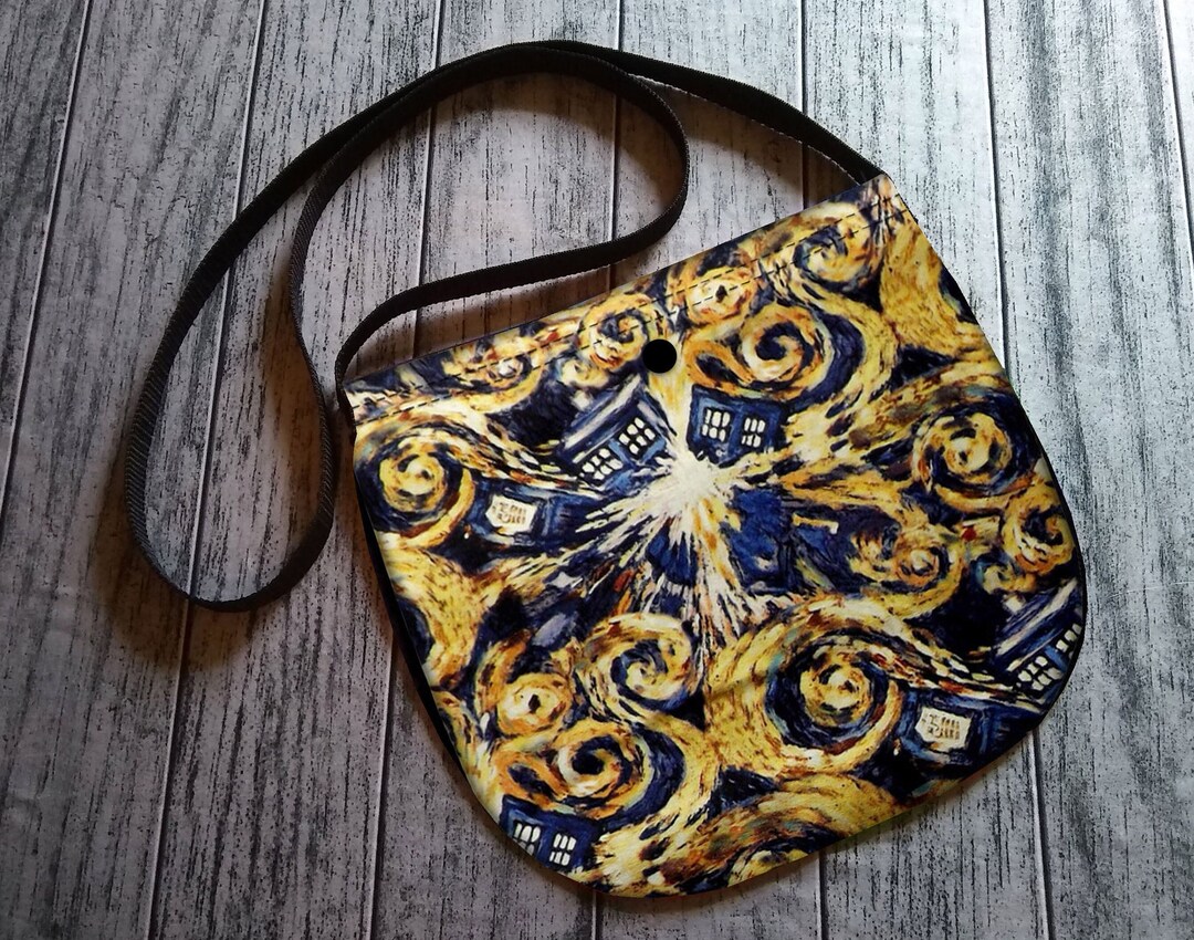 Exploding Tardis Cross Body Unisex Bag Purse Tote Festival Handmade to Order - Etsy
