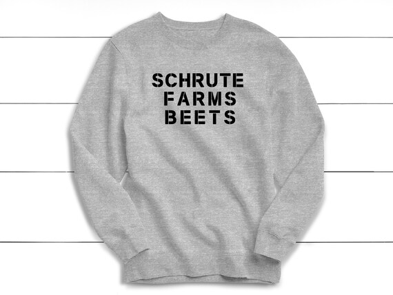 TheBroadwayShop Schrute Farms Beets, The Office Sweatshirt, Schrute Farms, Dwight Schrute Sweater, Beet Farm, Graphic Sweatshirt, Unisex Sweater