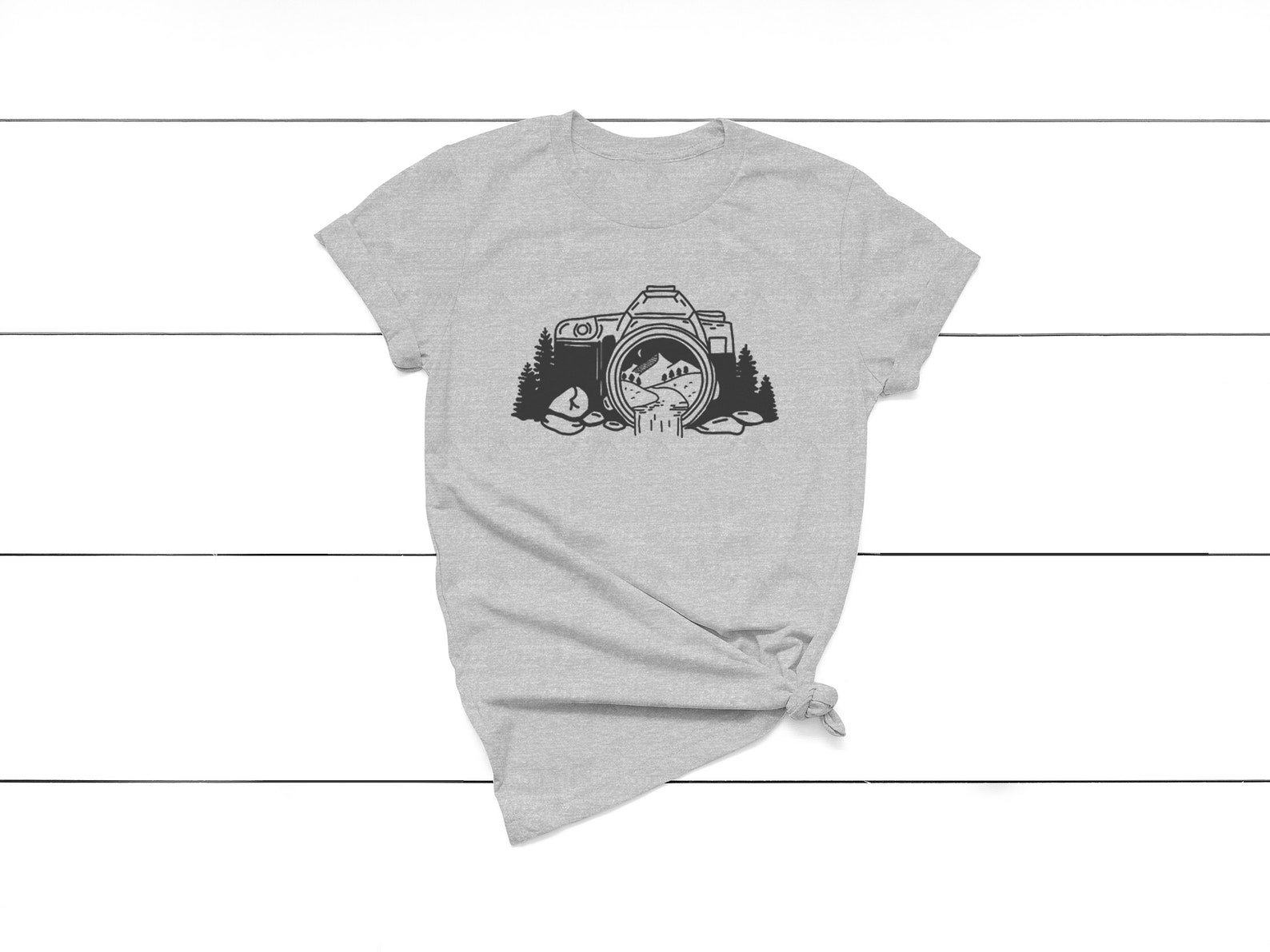 Nature Tshirt Camera Shirt Photography Outdoor Tshirt Etsy