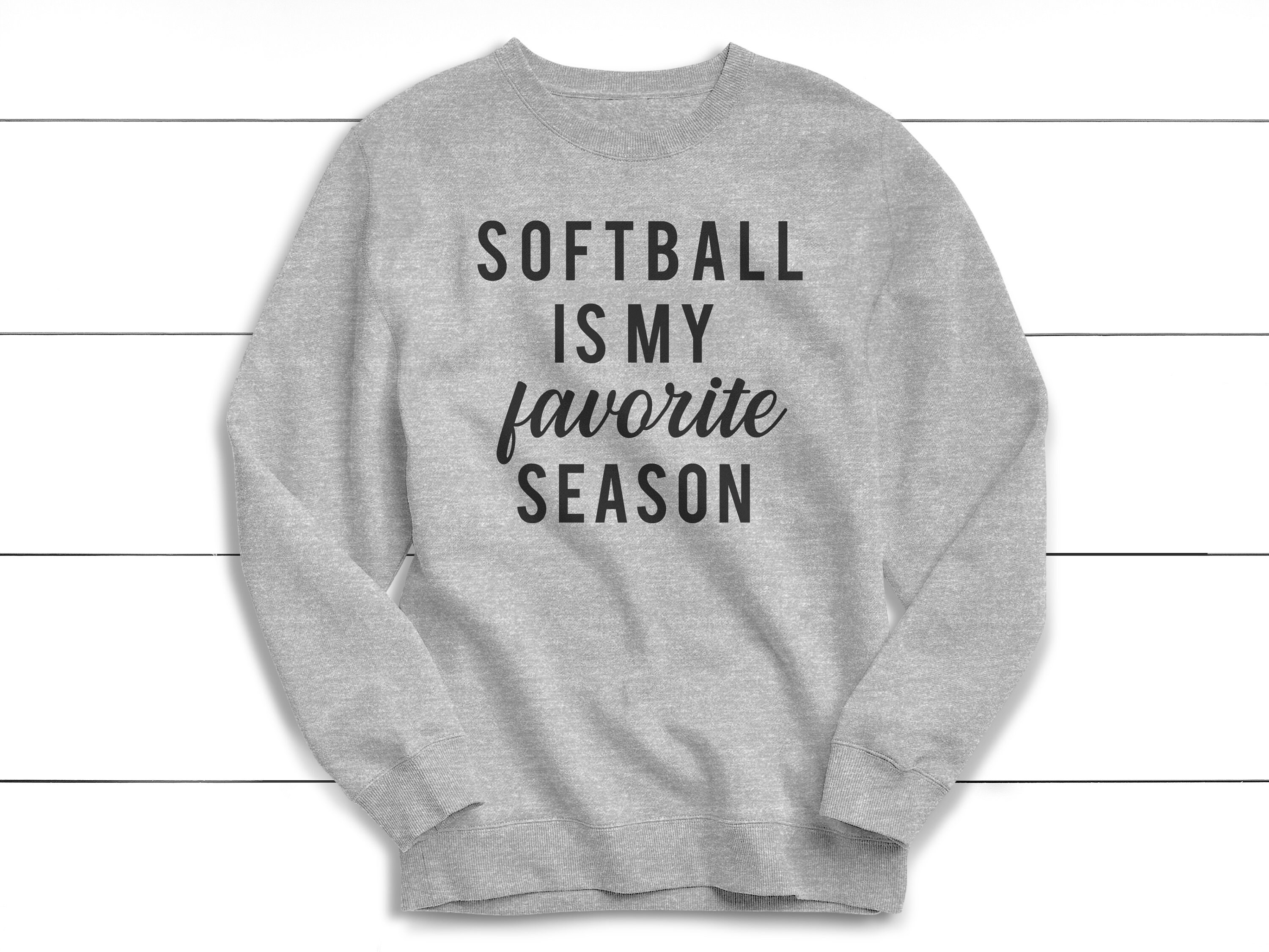 Softball es mi sudadera favorita de temporada sudadera de Etsy