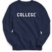 College Sweatshirt, College Crewneck, College Animal House, Sweatshirt , Crewnecks, John Belushi
