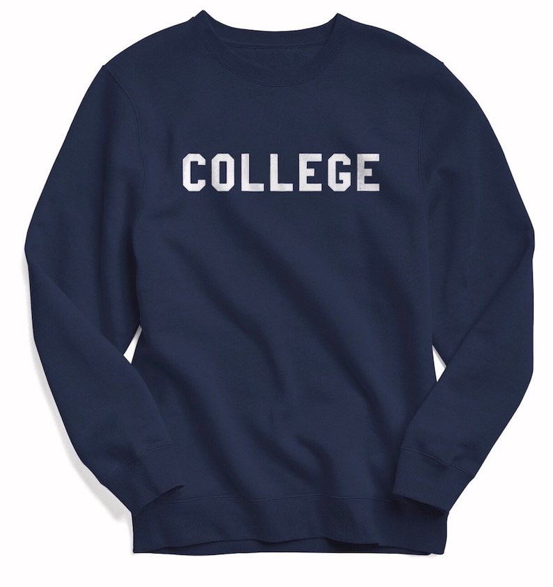 College Sweatshirt,  College Crewneck, College Animal House, Sweatshirt , Crewnecks, John Belushi 