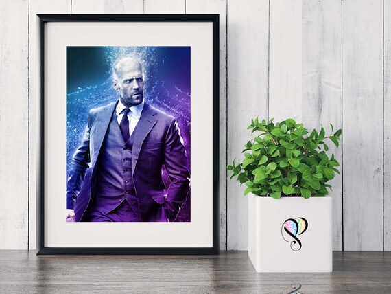 Jason Statham Giant Poster A0 A1 A2 A3 A4 Sizes