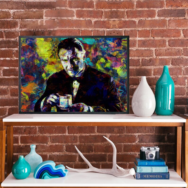 Pulp Fiction winston Wolf harvey keitel art poster quentin Etsy