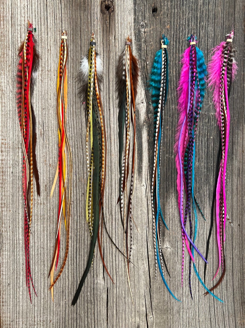 Pack of 10 feather extensions image 1