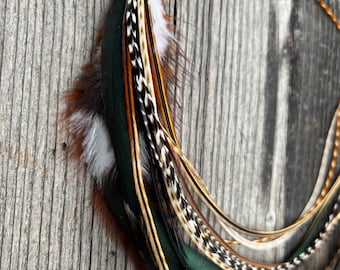 Pendientes de plumas XL