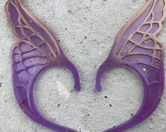 Purple and Gold Ear Wing